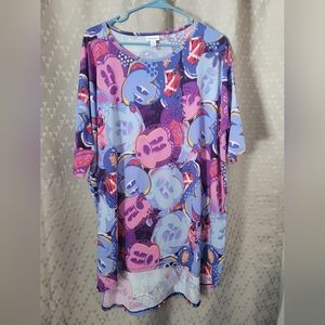3 Lularoe Irma Disney is XL, Multicolor XL, polka-dot Large